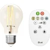 Lampadina LED A60 iDual Smart Home a filamento con telecomando trasparente