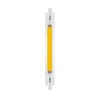 Lampadina LED cob lineare 118 mm r7s 3000°k luce calda brillante