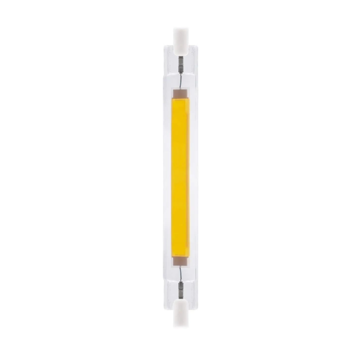 Lampadina LED cob lineare 118 mm r7s 3000°k luce calda brillante