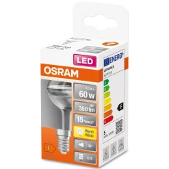 Lampadina LED R50 E14 Osram 345lm bianco caldo