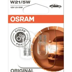 Lampadina per auto Osram con bulbo schiacciato W21/5W 12 V