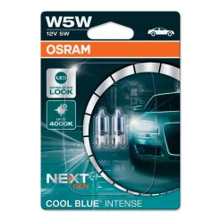 Lampadina per luce targa, posizione, di cortesia colore blu Osram