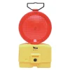 Lampeggiatore per cantiere led luce fissa rossa
