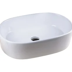 Lavabo rettangolare appoggio Verona 55x35x14 cm
