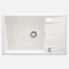 Lavello 1 vasca con gocciolatoio Idrostile Güines 500x210 mm alabastro