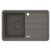 Lavello 1 vasca con gocciolatoio Idrostile Varadero 440x230 mm Antracite Met