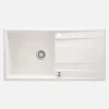 Lavello 1 vasca con gocciolatoio Idrostile Güines 520x203 mm alabastro