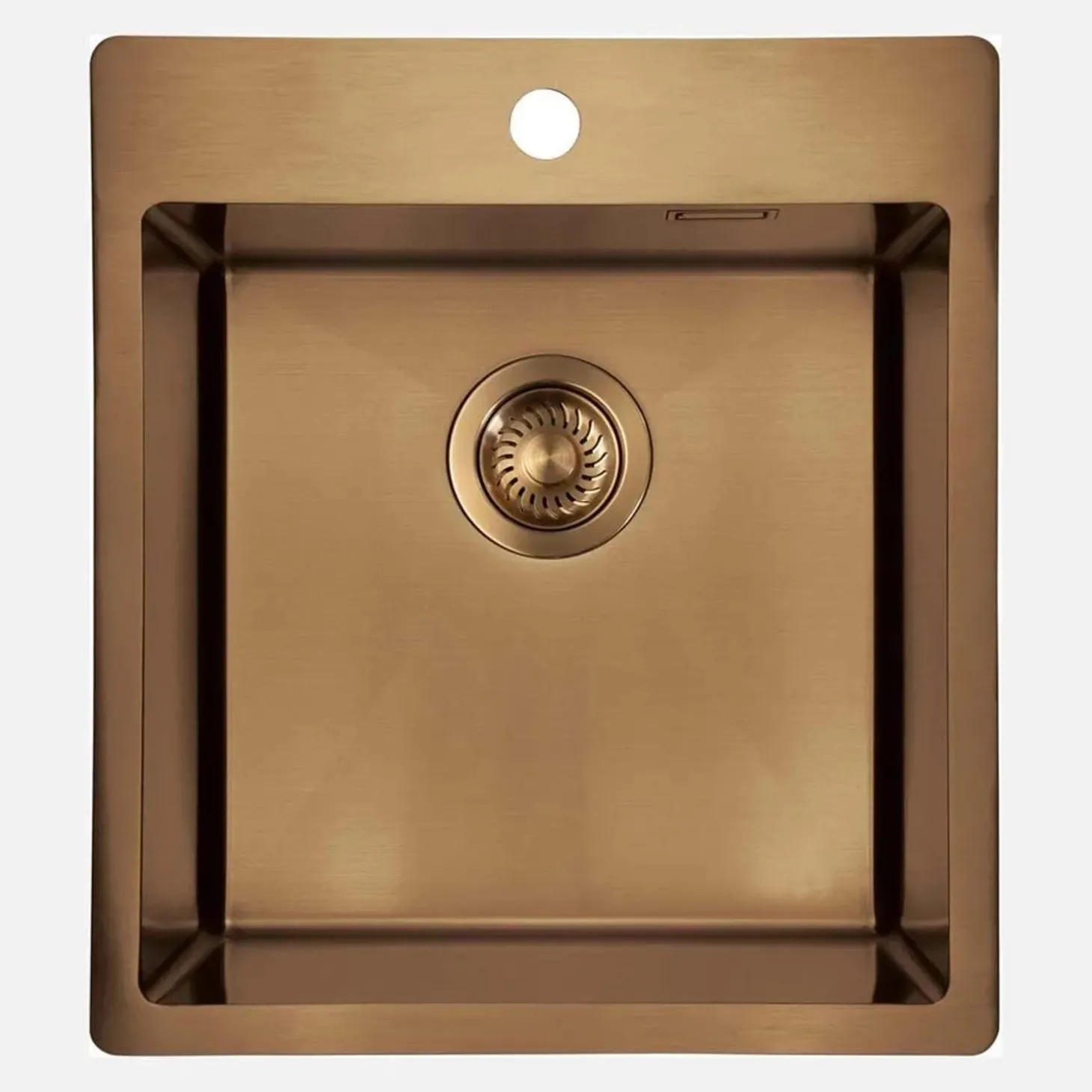 Lavello 1 vasca forma 1 Idrostile Ciego de Ávila 505x200 mm bronzo spaz