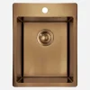 Lavello 1 vasca forma 3 Idrostile Ciego de Ávila 505x200 mm bronzo spazzolato