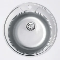 Lavello 1 vasca Idrostile Baracoa D490 mm satinato