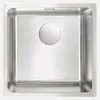 Lavello 1 vasca Idrostile Cifuentes 440x200 mm acciaio spazzolato