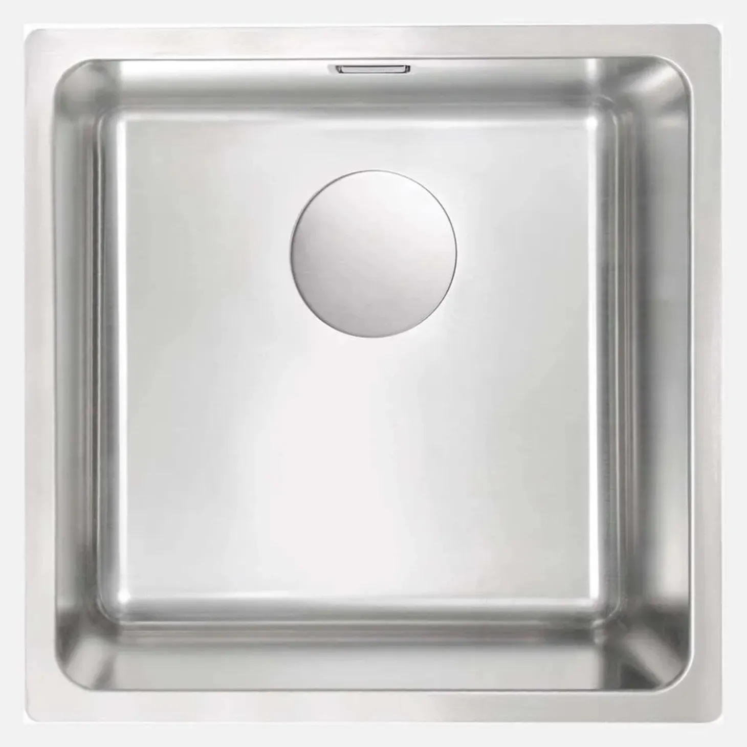 Lavello 1 vasca Idrostile Cifuentes 440x200 mm acciaio spazzolato
