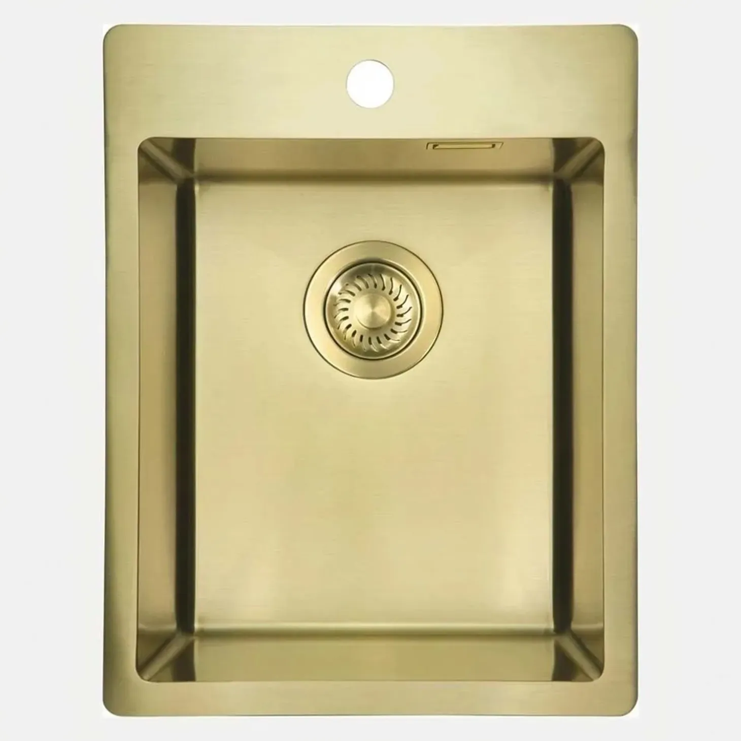 Lavello 1 vasca Idrostile Ciego de Ávila 505x200 mm oro spazzolato