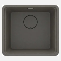 Lavello 1 vasca Idrostile Varadero 450x230 mm Antracite metallizzato