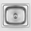 Lavello 1 vasca Idrostile Caibarién 430x175 mm satinato