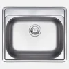 Lavello 1 vasca Idrostile Cidra 500x180 mm acciaio inox
