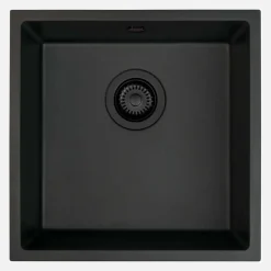Lavello 1 vasca sottotop Idrostile Colón 440x200 mm nero