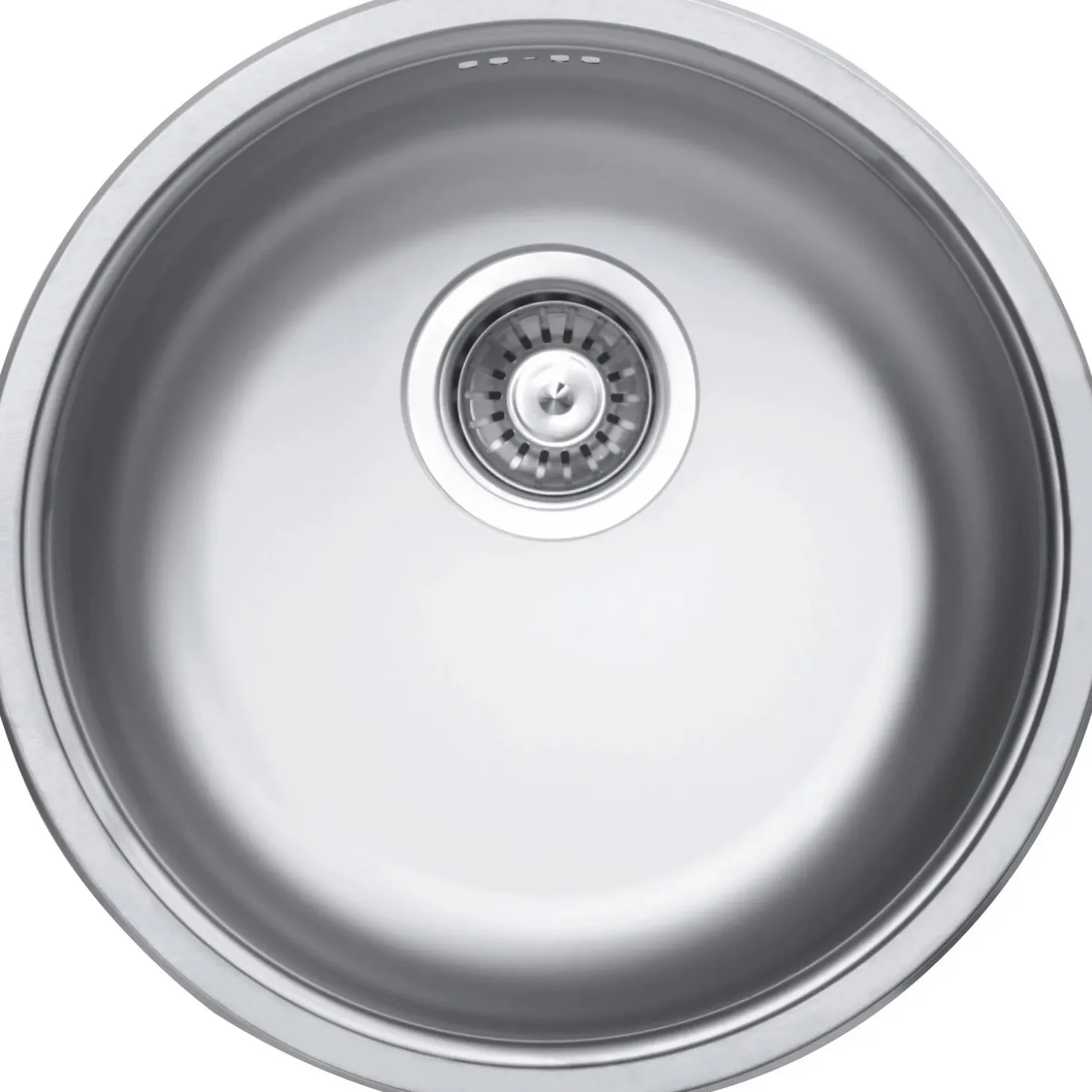 Lavello da incasso Ø 43,5 cm inox