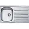 Lavello da incasso 1 vasca sx 86 cm inox