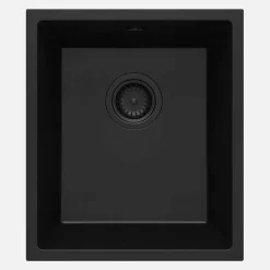 Lavello sottopensile 1 vasca Idrostile Colón 440x194 mm Nero
