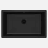Lavello sottopensile 1 vasca Idrostile Colón 500x204 mm Nero