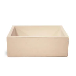 Lavello da esterno Madrid in cemento 35x45x16 cm rosa