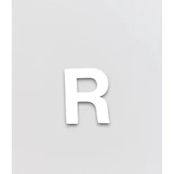 Lettere e numeri adesivi Letterfix bianco 173 pz