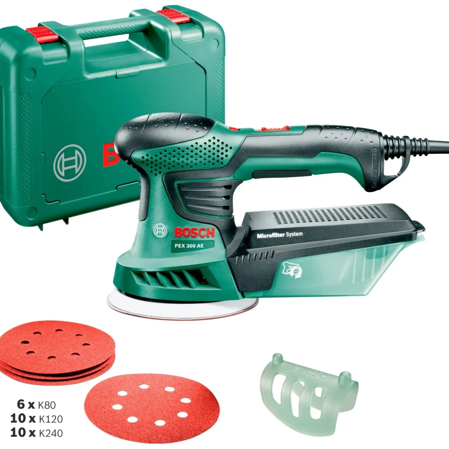 Levigatrice rotorbitale Bosch Compact Universal PEX 300 AE 270 W