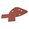 LUX-TOOLS Set di fogli abrasivi LUX-TOOLS a profilo per levigatrice mouse Black+