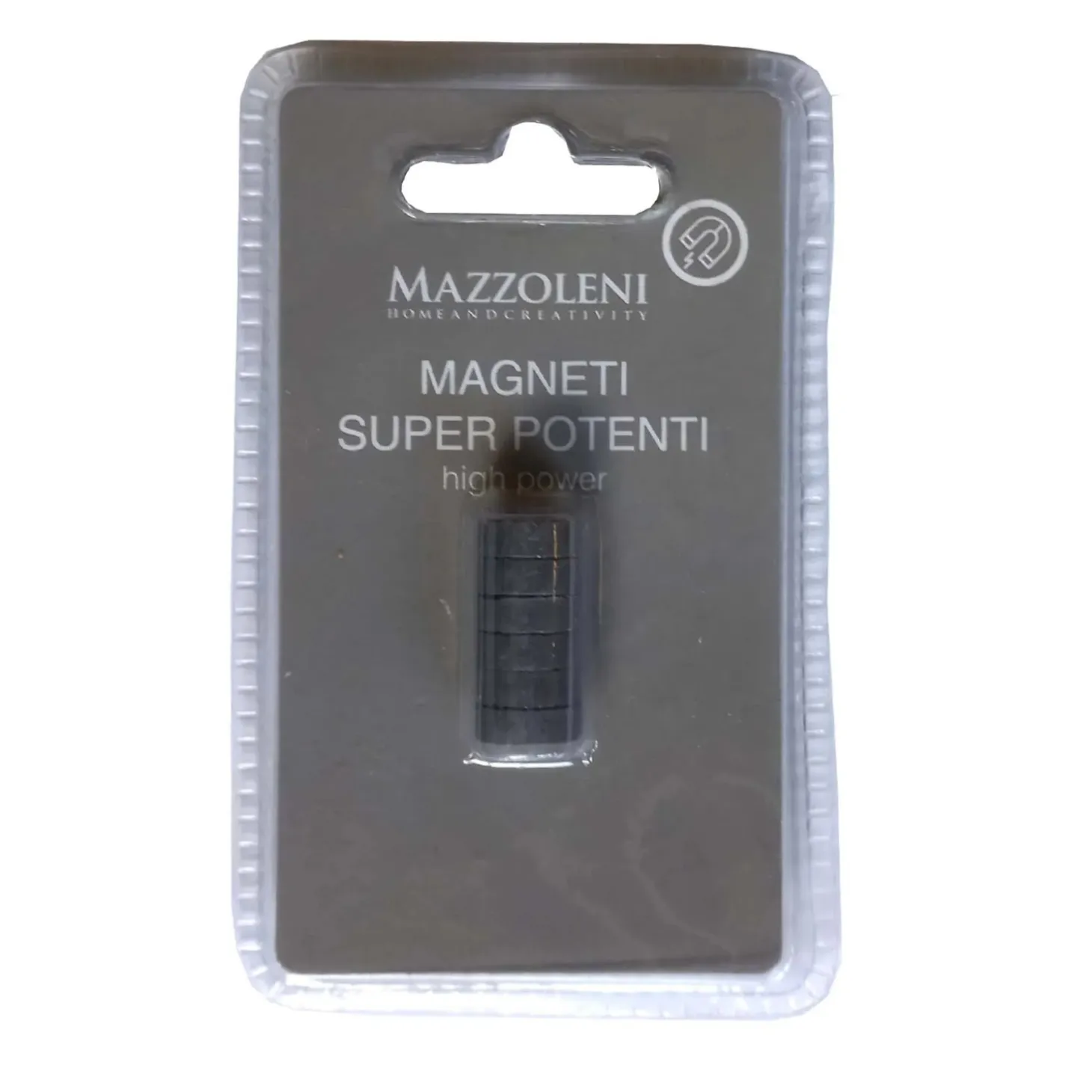 Magneti in ferrite Ø 12x4 mm 6 pz