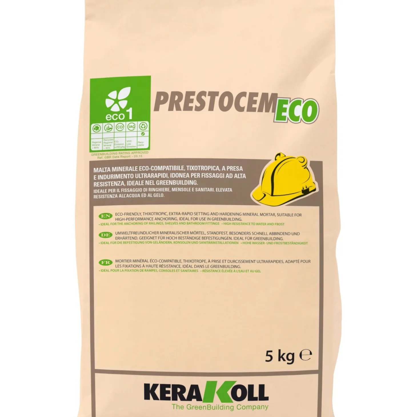Malta minerale Kerakoll Prestocem 5 kg