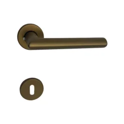 Maniglia in alluminio modello Alghero finitura alluminio bronzato