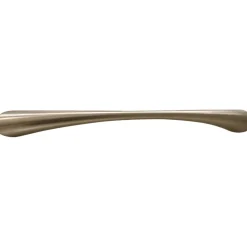 Maniglia in zama interasse 128 mm nickel satinato