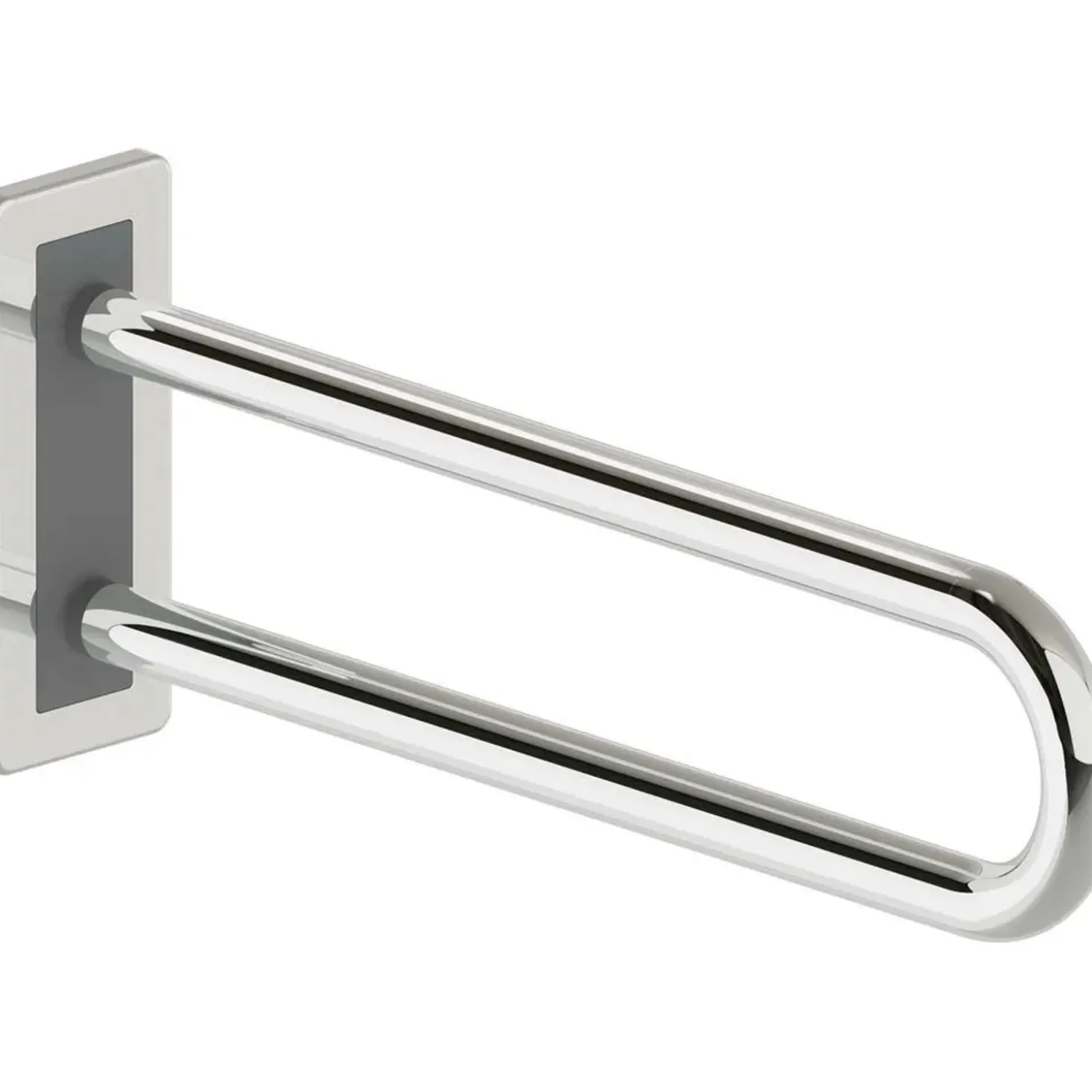 Maniglione bagno fisso Idrostile kit montaggio 60 cm acciaio lucido