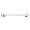 Maniglione lineare rigato in PVC medicale 30 cm bianco