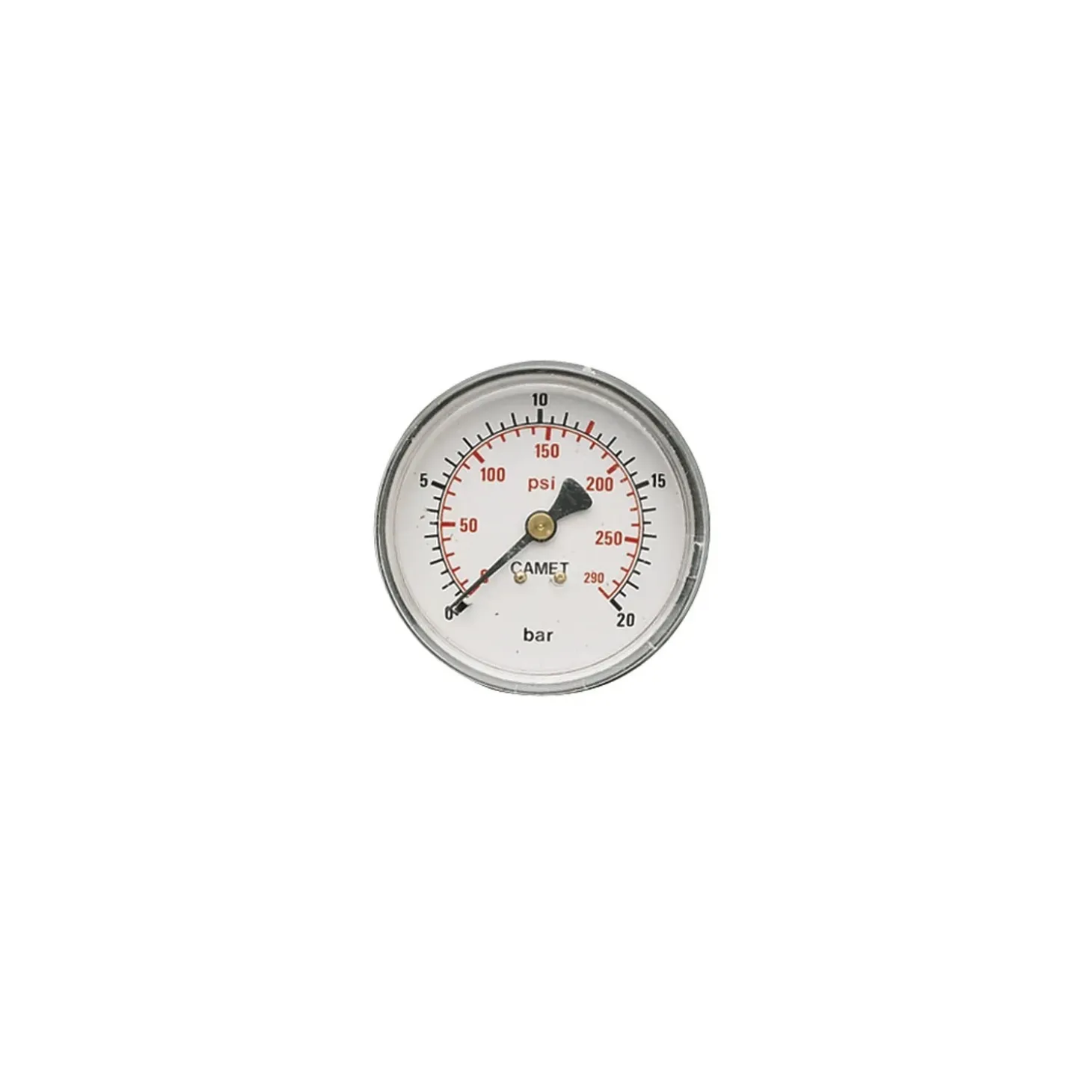 Manometro compressore aria per riduzione di pressione 10 bar