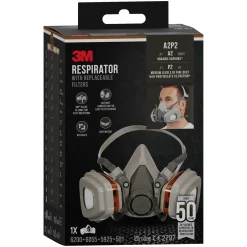 Maschera per lavori di verniciatura a spruzzo 3M 6002