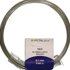 Matassina filo di ferro cotto zincato Ø 2,0 mm - 9 mt