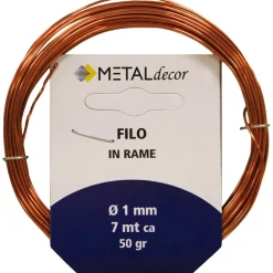 Matassina filo di rame Ø 0,6 mm x 20 mt 50 gr.