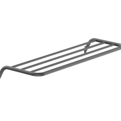 Mensola bagno a coste Idrostile 616x89 mm titanio