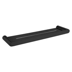 Mensola bagno a parete Idrostile 431x28 mm nero