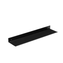 Mensola bagno Alluminia Format 60x13 cm nero