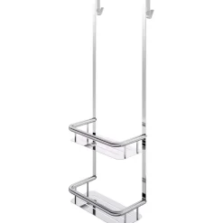Mensola doccia Idrostile con ganci 276x762 mm cromo