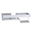Mensola doccia rettangolare Balance silver