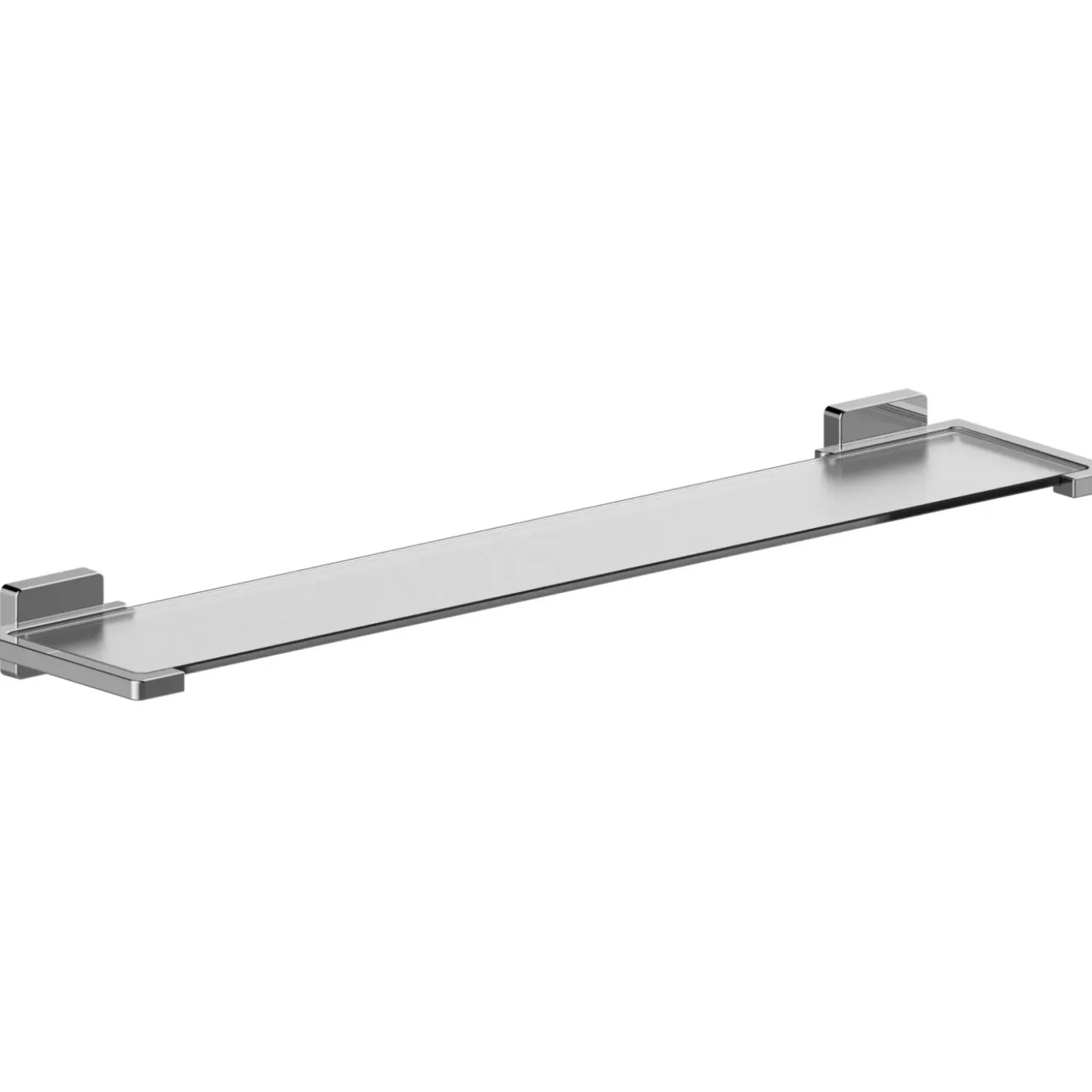 Mensola bagno aQuasanitCubo in vetro satinato