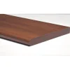 Mensola in legno stondata Kimspace noce 600x200x18 mm