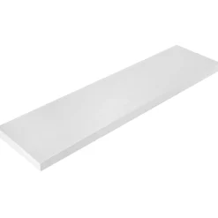 Mensola in legno tamburata Minerva 1000x250x38 mm bianco