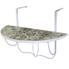 Mensola mosaico Frigole in metallo 74x38/61 cm H 57 cm