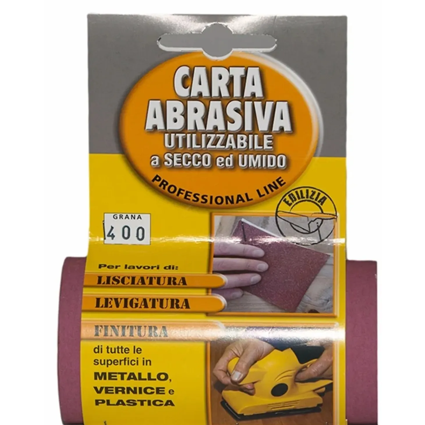 Minirotolo carta abrasiva autolubrificata grana 400