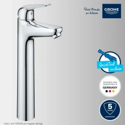 Miscelatore monocomando Swift per lavabo tg XL cromo